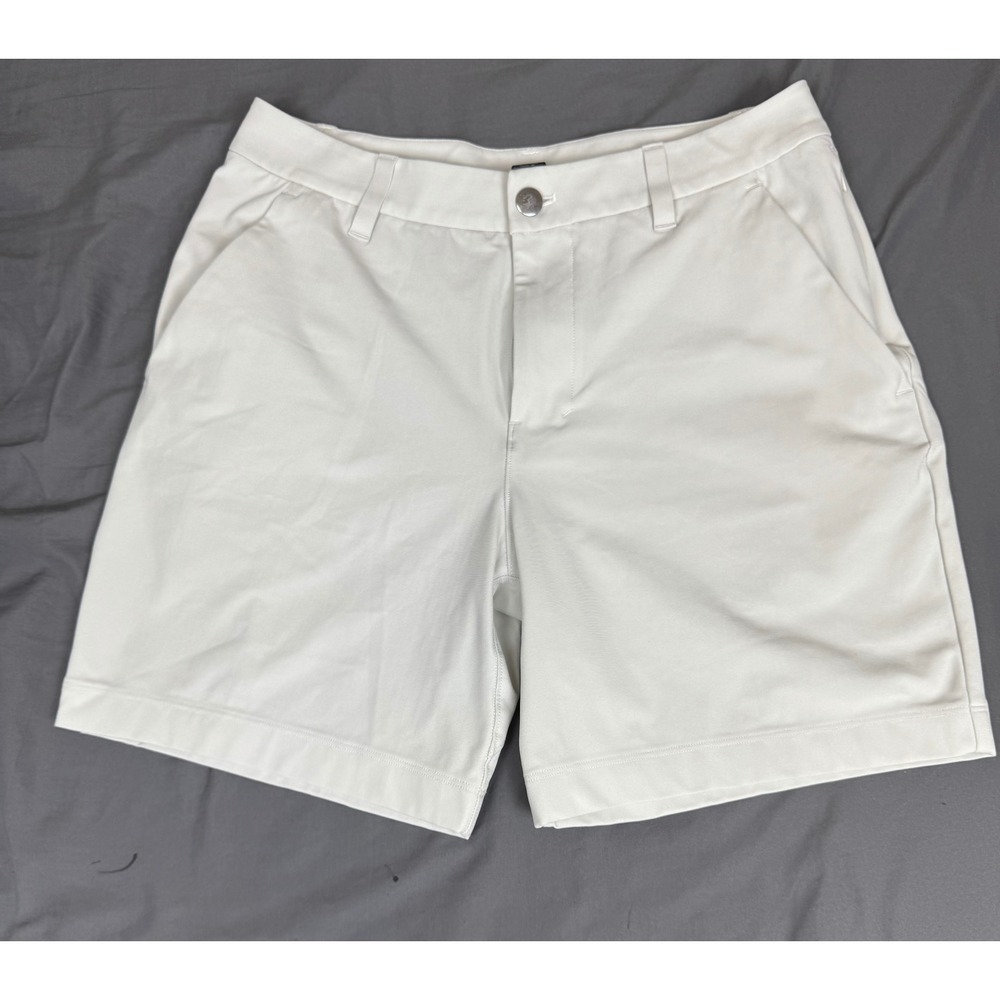 Lululemon Mens 28 ABC Classic-Fit Short 7"Warpstreme White Performance
